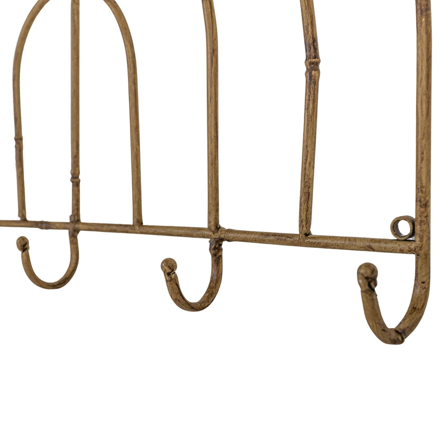 Foreside Home & Garden - Tabitha 5 Hook Metal Wall Hanger Wall Decor Hook