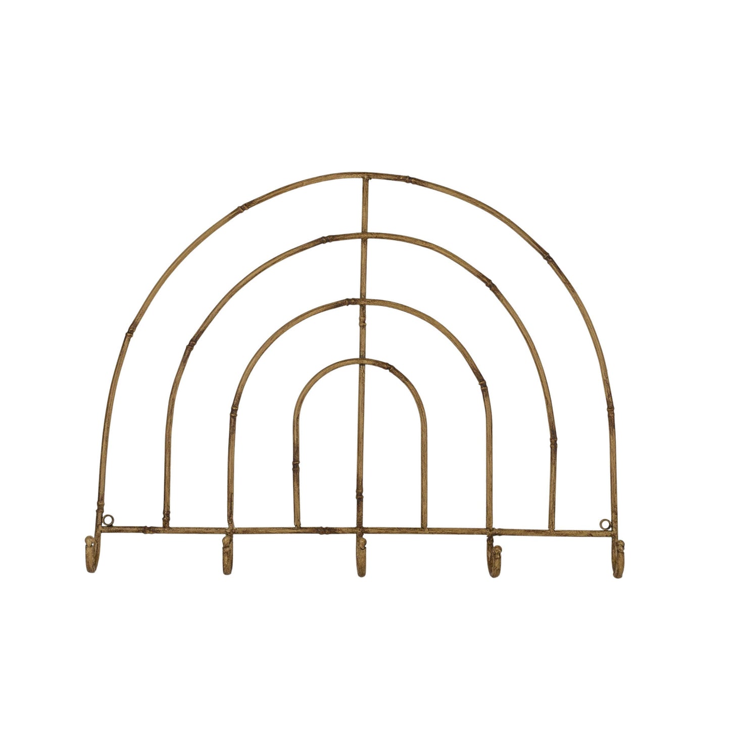 Foreside Home & Garden - Tabitha 5 Hook Metal Wall Hanger Wall Decor Hook