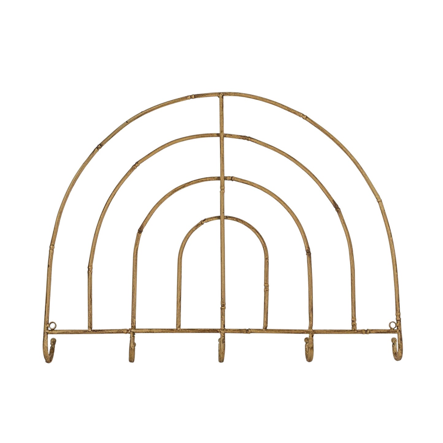 Foreside Home & Garden - Tabitha 5 Hook Metal Wall Hanger Wall Decor Hook